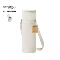 Nevera Botella 100% Algodón Reciclado/ Aluminio