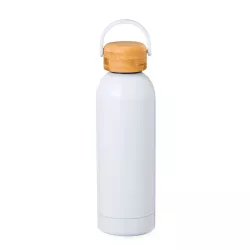 Bidón Térmico Sublimación Acero Inox/ Bambú 500 ml
