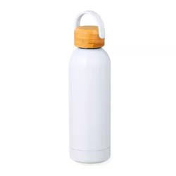 Bidón Térmico Sublimación Acero Inox/ Bambú 500 ml