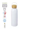 Bidón Térmico Sublimación Acero Inox/ Bambú 500 ml