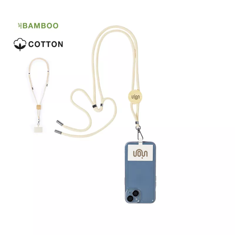 Lanyard Soporte Algodón/ Bambú
