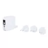 Adaptador Viaje Multifunción Cargador Inalámbrico 15W. Magnético. Power Bank 10000 mAh