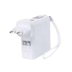 Adaptador Viaje Multifunción Cargador Inalámbrico 15W. Magnético. Power Bank 10000 mAh
