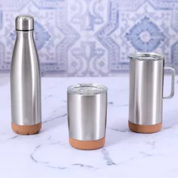 Bidón Térmico Acero Inox Reciclado/ Corcho 500 ml