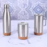 Bidón Térmico Acero Inox Reciclado/ Corcho 500 ml
