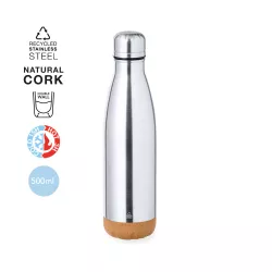 Bidón Térmico Acero Inox Reciclado/ Corcho 500 ml