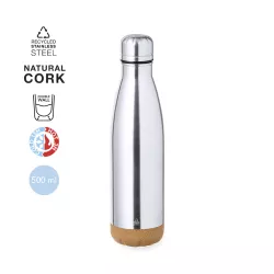 Bidón Térmico Acero Inox Reciclado/ Corcho 500 ml