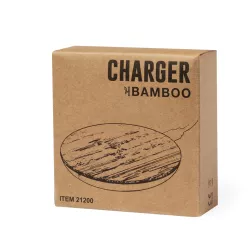 Cargador Aluminio Reciclado/ Bambú