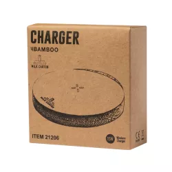 Cargador Cartones de Leche Reciclados/ Bambú
