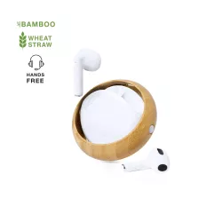 Auriculares Caña de Trigo/ ABS/ Bambú