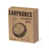 Auriculares Caña de Trigo/ ABS/ Bambú