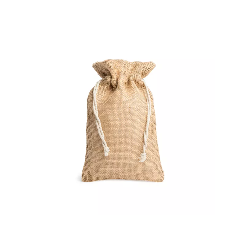 Bolsa de yute estilo saco