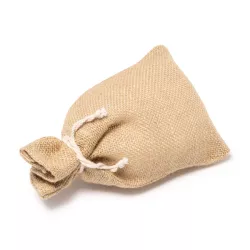 Bolsa de yute estilo saco