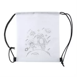 Mochila de non woven de cuerdas para colorear