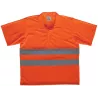 Polo Alta Visibilidad Build Adulto Naranja Flúor
