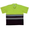 Polo Alta Visibilidad Build Adulto Amarillo Flúor/Negro