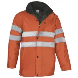 Parka Alta Visibilidad Traffic Naranja Flúor