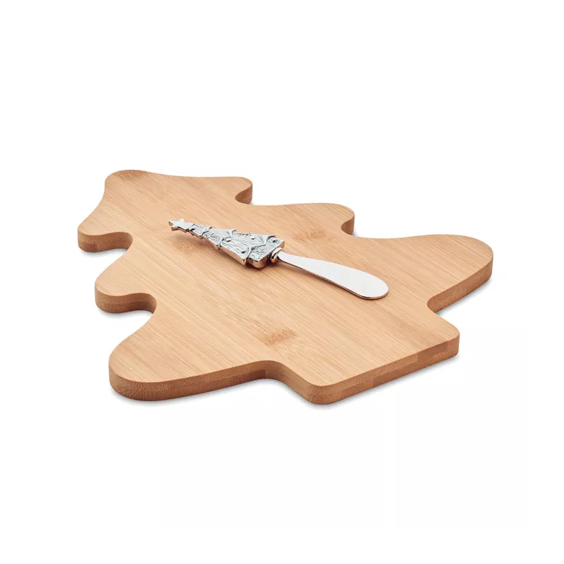Set cuchillo y tabla de bambú