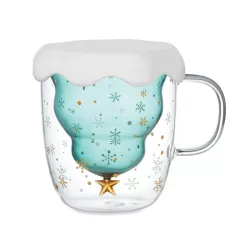 Taza borosilicato doble pared 250ml
