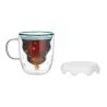 Taza borosilicato doble pared 250ml