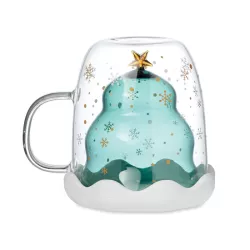 Taza borosilicato doble pared 250ml