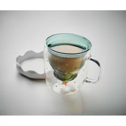 Taza borosilicato doble pared 250ml