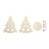 Árbol de Navidad de madera DIY