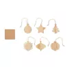 Adornos navideños de madera