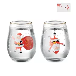 Set de 2 vasos de Navidad 330ml