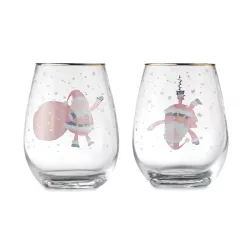 Set de 2 vasos de Navidad 330ml
