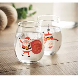 Set de 2 vasos de Navidad 330ml