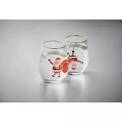 Set de 2 vasos de Navidad 330ml