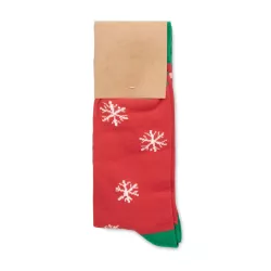 Par de calcetines de Navidad Adulto