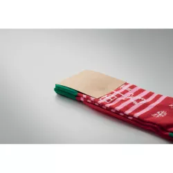 Par de calcetines de Navidad Adulto
