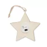 Estrella de MDF con luz