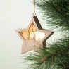 Estrella de MDF con luz