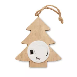 Árbol de madera con luces