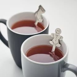 Set  4 cucharas de té navideñas