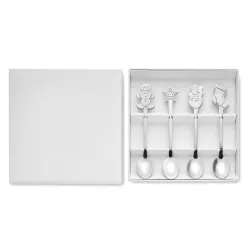 Set  4 cucharas de té navideñas