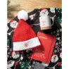 Gorro de punto navideño
