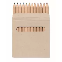 Estuche cartón 12 lapices