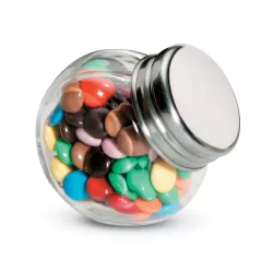 Chocolates en bote de cristal