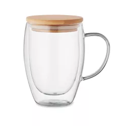 Taza borosilicato doble pared 350ml