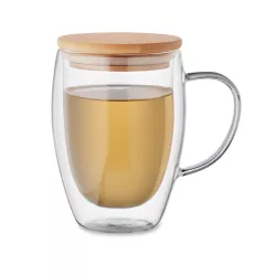 Taza borosilicato doble pared 350ml