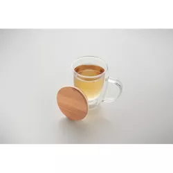 Taza borosilicato doble pared 350ml
