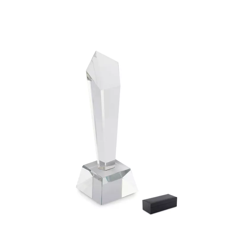 Trofeo de cristal con caja