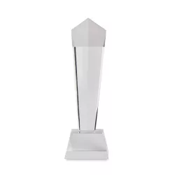 Trofeo de cristal con caja