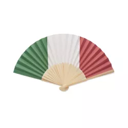 Abanico bambú diseño bandera