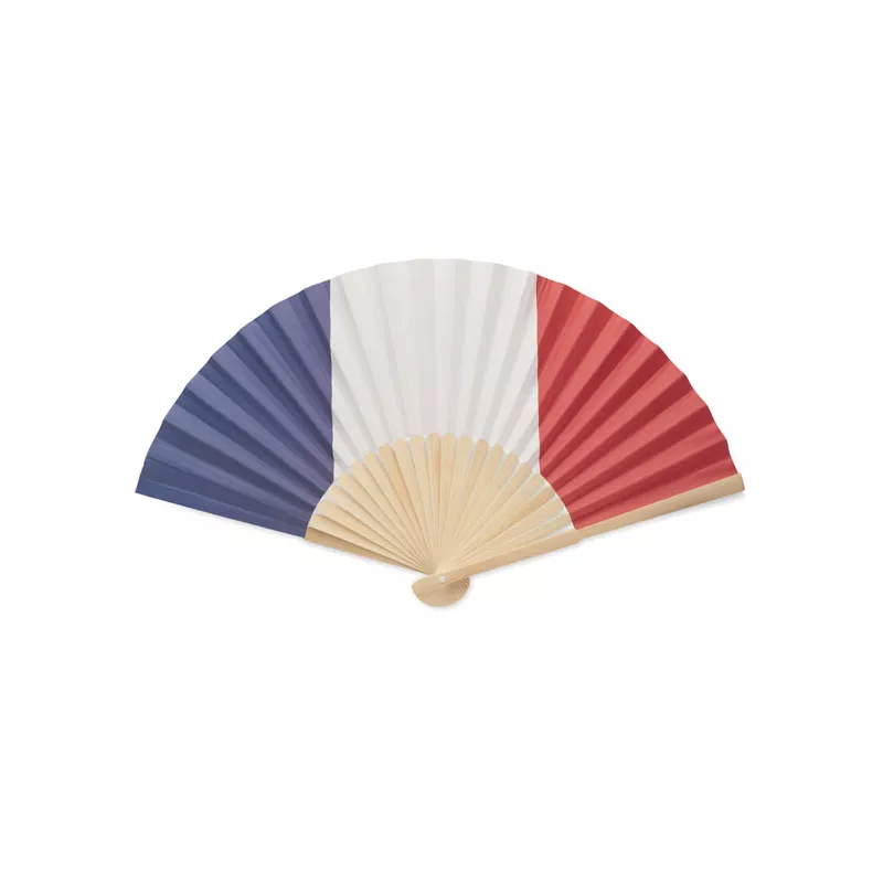 Abanico bambú diseño bandera