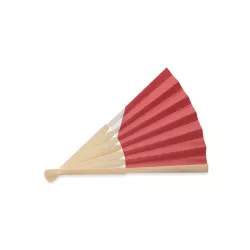Abanico bambú diseño bandera